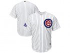 Youth Chicago Cubs Blank White 2017 Gold Program Cool Base Stitched MLB Jersey