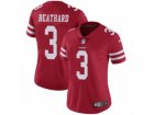 Women Nike San Francisco 49ers #3 C. J. Beathard Vapor Untouchable Limited Red Team Color NFL Jersey