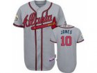 2012 MLB ALL STAR Atlanta Braves #10 Chipper Jones Grey [Cool Base]