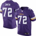 Men's Nike Minnesota Vikings #72 Andre Smith Elite Purple Team Color NFL Jersey