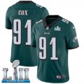 Youth Nike Eagles #91 Fletcher Cox Green 2018 Super Bowl LII Vapor Untouchable Player Limited Jersey