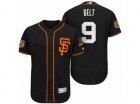 Mens San Francisco Giants #9 Brandon Belt 2017 Spring Training Flex Base Authentic Collection Stitched Baseball Jersey