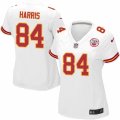 Womens Nike Kansas City Chiefs #84 Demetrius Harris Limited White NFL Jersey