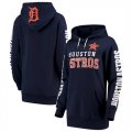 Houston Astros G III 4Her by Carl Banks Women's Extra Innings Pullover Hoodie Navy