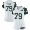 Women's Nike New York Jets #79 Brent Qvale Limited White NFL Jersey