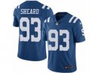 Mens Nike Indianapolis Colts #93 Jabaal Sheard Elite Royal Blue Rush NFL Jersey
