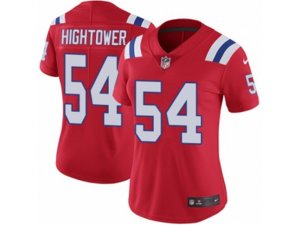 Women Nike New England Patriots #54 Dont\'a Hightower Vapor Untouchable Limited Red Alternate NFL Jersey
