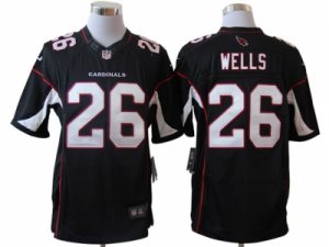 Nike NFL Arizona Cardinals #26 Chris Wells Black Jerseys(Limited)