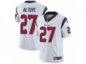 Mens Nike Houston Texans #27 Jose Altuve Vapor Untouchable Limited White NFL Jersey