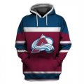Avalanche Wine All Stitched Hooded Sweatshirt