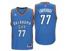 Mens Oklahoma City Thunder #77 Joffrey Lauvergne adidas Light Blue New Swingman Road Jersey