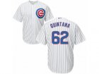 Youth Majestic Chicago Cubs #62 Jose Quintana Authentic White Home Cool Base MLB Jersey