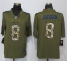 Nike Ravens #8 Lamar Jackson Green Salute To Service Limited Jersey