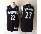 nba minnesota timberwolves #22 wiggins black[revolution 30 swingman]