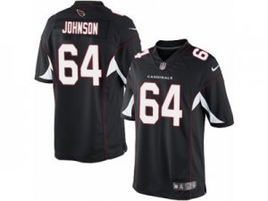 Mens Nike Arizona Cardinals #64 Dorian Johnson Limited Black Alternate NFL Jersey
