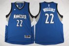 Timberwolves #22 Andrew Wiggins Blue Swingman Jersey