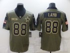 Nike Cowboys 88 CeeDee Lamb Olive 2021 Salute To Service Limited Jersey