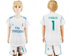 2017-18 Real Madrid 1 I CASILLAS Home Youth Soccer Jersey