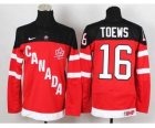 nhl jerseys team canada #16 toews red[100 th]