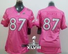 2014 super bowl xlvii nike women nfl jerseys denver broncos #87 eric decker pink[nike love]