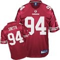 nfl san francisco 49ers #94 justin smith red