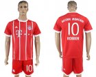2017-18 Bayern Munich 10 ROBBEN Home Soccer Jersey