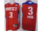 2013 All-Star Western Conference Los Angeles Clippers #3 Chris Paul Red[Revolution 30 Swingman]