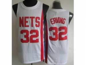 NBA New Jersey Nets #32 Julius Erving White ABA Hardwood Classic Revolution 30 Jerseys