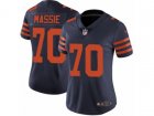 Women Nike Chicago Bears #70 Bobby Massie Vapor Untouchable Limited Navy Blue 1940s Throwback Alternate NFL Jersey