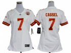 Nike women nfl Kansas City Chiefs #7 Matt Cassel White jerseys