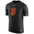 MLB Men's San Francisco Giants Nike Authentic Collection Legend T-Shirt - Black