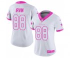 Women's Nike Dallas Cowboys #88 Michael Irvin Limited Rush Fashion Pink NFL Jersey