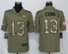 Nike Buccaneers #13 Mike Evans Olive Camo Salute To Service Limited Jersey