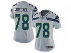 Women Nike Seattle Seahawks #78 Luke Joeckel Vapor Untouchable Limited Grey Alternate NFL Jersey