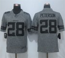 Nike Minnesota Vikings #28 Adrian Peterson Gray Men Stitched Gridiron Gray Jersey(Limited)