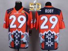 Nike Denver Broncos #29 Bradley Roby Orange Super Bowl 50 Men Stitched NFL Elite Noble Fashion Jersey