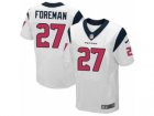 Mens Nike Houston Texans #27 DOnta Foreman Elite White NFL Jersey