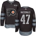 Philadelphia Flyers #47 Andrew MacDonald Black 1917-2017 100th Anniversary Stitched NHL Jersey