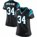 Womens Nike Carolina Panthers #34 Cameron Artis-Payne Limited Black Team Color NFL Jersey