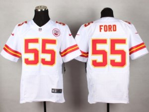 Nike Kansas City Chiefs #55 Dee Ford White jerseys[Elite]