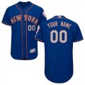 New York Mets Blue Alternate Mens Flexbase Customized Jersey