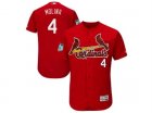 St.Louis Cardinals #4 Yadier Molina Red 2017 Spring Training Flexbase Authentic Collection Stitched Baseball Jersey