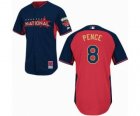 mlb 2014 all star jerseys san francisco giants #8 pence blue-red