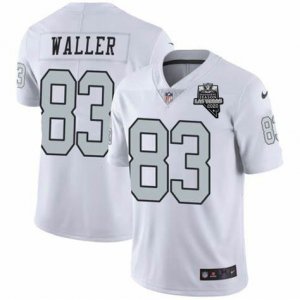 Nike Raiders #83 Darren Waller White 2020 Inaugural Season Vapor Untouchable Limited
