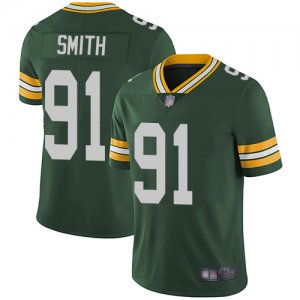 Packers #91 Preston Smith Green Team Color Men\'s Stitched Football