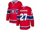 Men Adidas Montreal Canadiens #27 Alex Galchenyuk Red Home Authentic Stitched NHL Jersey