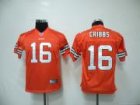 nfl Cleveland Browns #16 Josh Cribbs orange[kids]