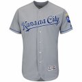 Men's Kansas City Royals Majestic Blank Gray Flex Base Authentic Collection Team Jersey