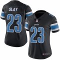 Women's Nike Detroit Lions #23 Darius Slay Limited Black Rush NFL Jersey