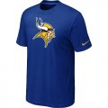 Minnesota Vikings Sideline Legend Authentic Logo T-Shirt Blue